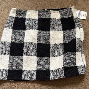 Forever 21 Black and White Mini Pencil Skirt